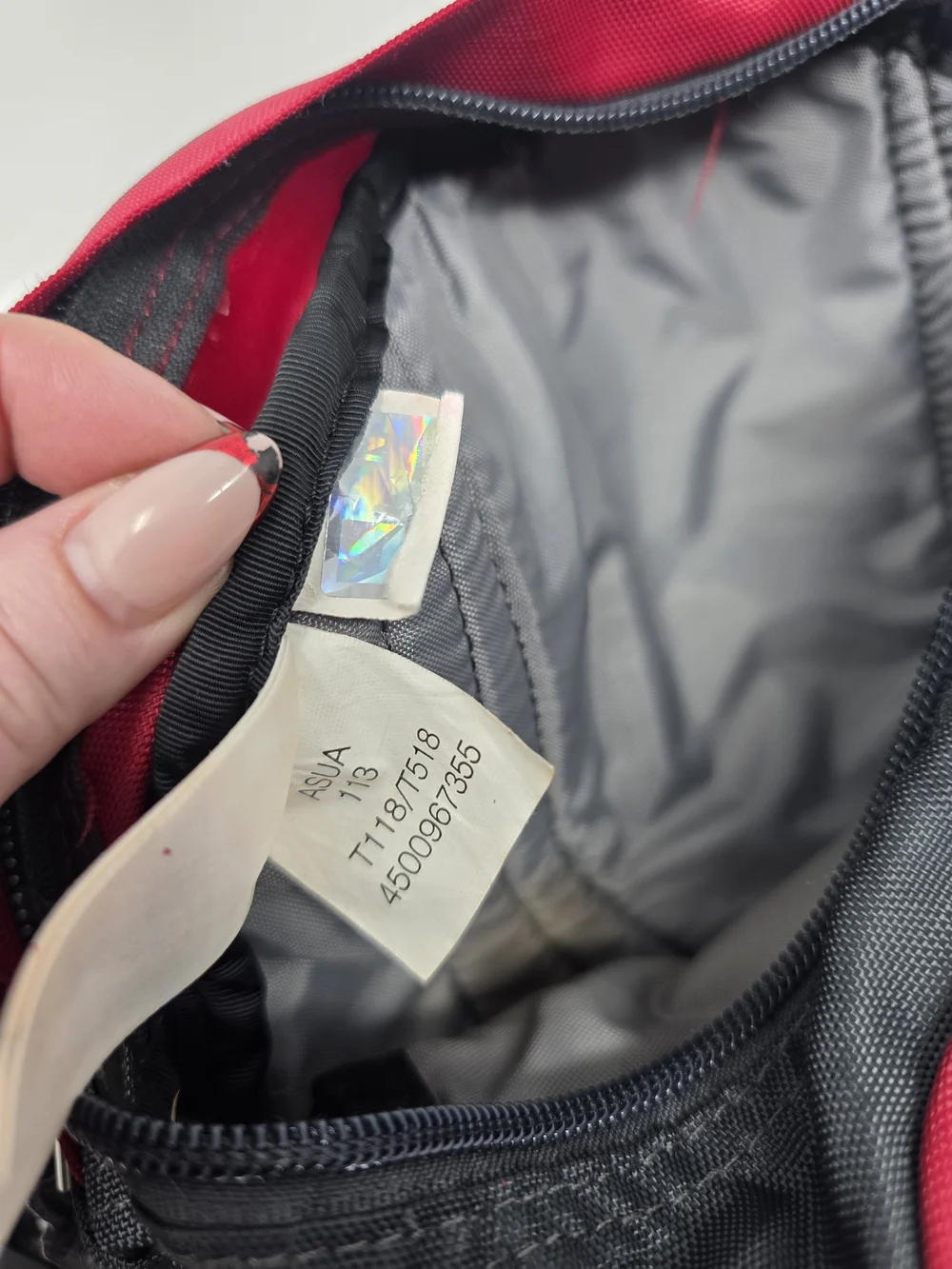 The North Face Red and Black Waist Pack Belt Bag